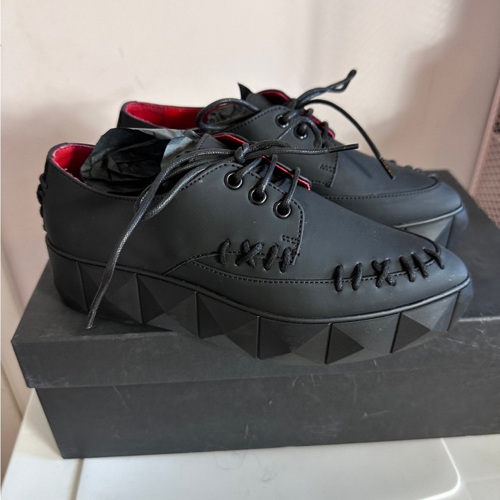 Kat Von D shoes Bauhaus Creeper VON D SHOES rubber black - Picture 7 of 11